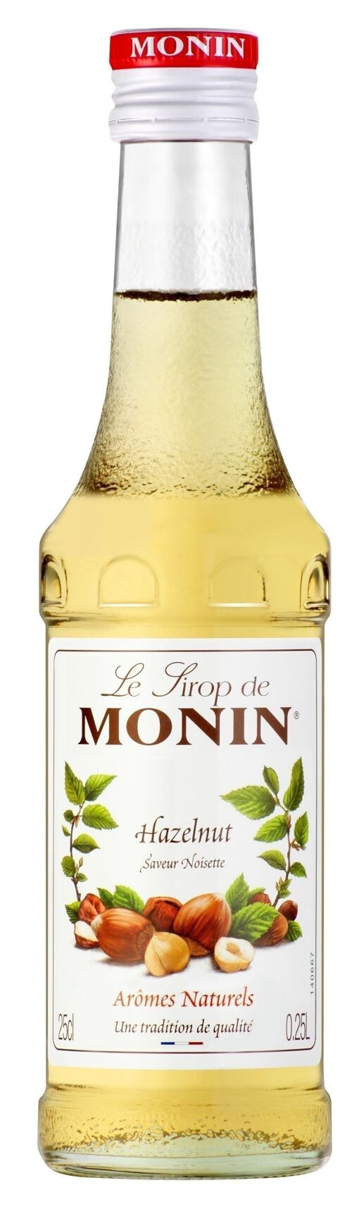 Sirop de Noisette MONIN pour aromatiser vos boissons chaudes et vos desserts de la fête des mères - Arômes naturels -  25cl