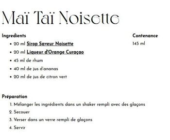Sirop de Noisette MONIN pour boissons chaudes et desserts - Arômes naturels -  25cl 2
