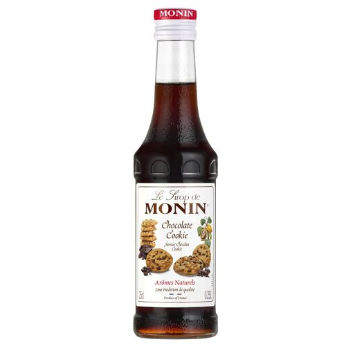 Sirop de Chocolat Cookies MONIN pour boissons chaudes ou frappés - Arômes naturels - 25cl