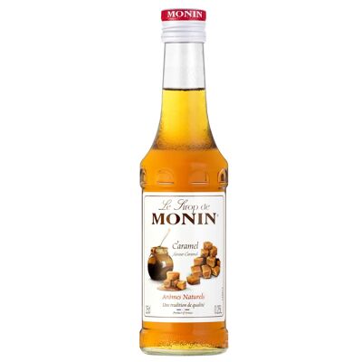 Sirope de Caramelo MONIN para bebidas calientes o cócteles - Sabores naturales - 25cl
