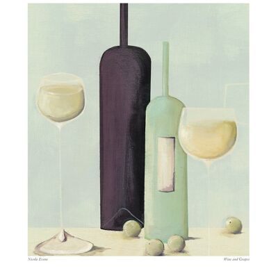 Nicola Evans (Wine And Grapes) , 40 x 50cm , 21503