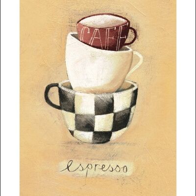 Nicola Evans (Cafe Espresso) , 30 x 40cm , 21510