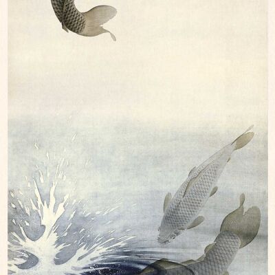 Ohara Koson (Carp) , 50 x 100cm , PPR41284