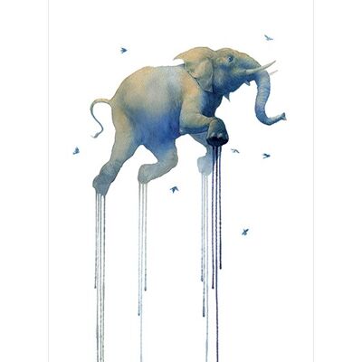 Oliver Flores (Journey 1 Elephant) , 30 x 40cm , PPR44530