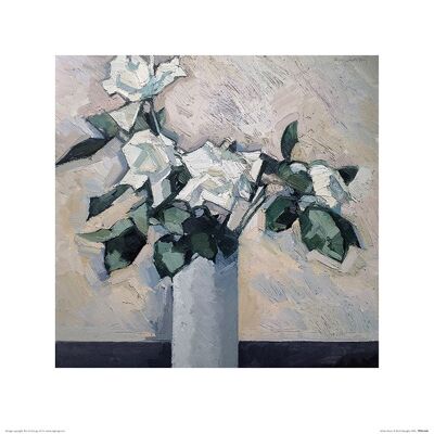 Paul Donaghy (White Roses) , 40 x 40cm , PPR45688
