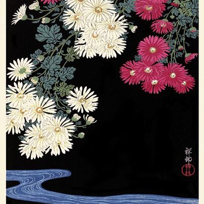 Ohara Koson (Chrysanthemum and Running Water) , 30 x 40cm , PPR44819