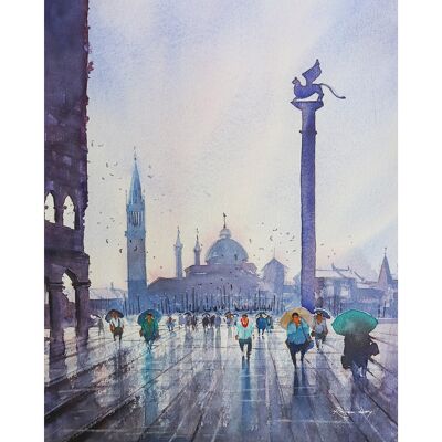 Rajan Dey (Venice After Rain) , 40 x 50cm , PPR43850