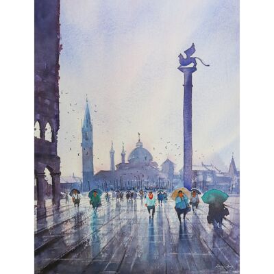 Rajan Dey (Venice After Rain) , 60 x 80cm , PPR51397