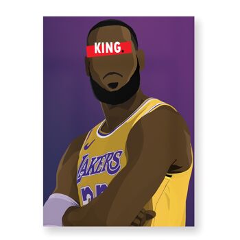 Affiche Lebron James - 30X40  cm 1