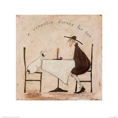 Sam Toft (A Romantic Dinner For Two) , 40 x 40cm , PPR45284