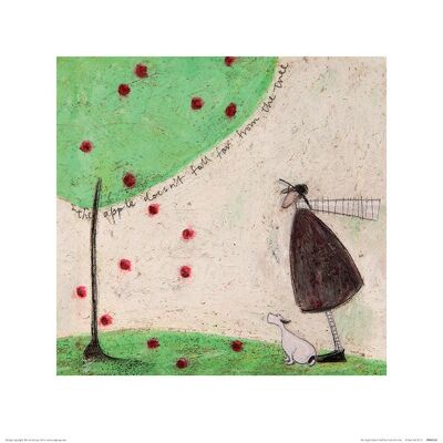 Sam Toft (The Apple Doesn't Fall Far From The Tree) , 40 x 40cm , PPR45565