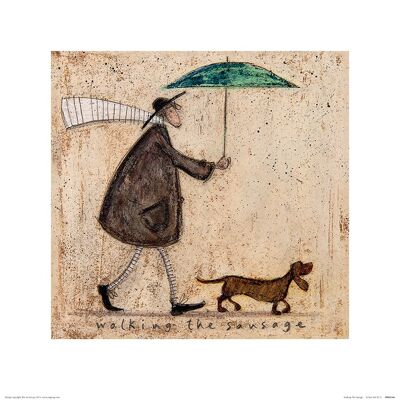 Sam Toft (Walking The Sausage) , 40 x 40cm , PPR45566