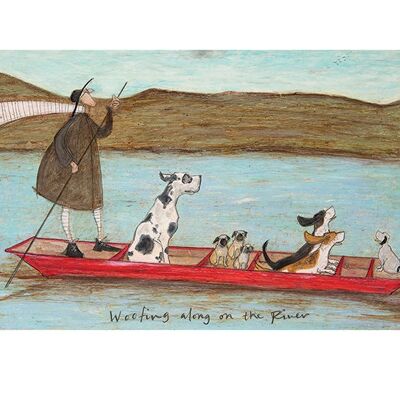 Sam Toft (Woofing along on the River) , 60 x 80cm , PPR40948