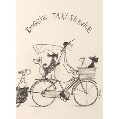 Sam Toft (Doggie Taxi Service Sketch) , 30 x 40cm , PPR44484