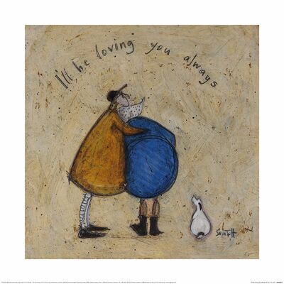 Sam Toft (I'll Be Loving You Always) , 40 x 40cm , PPR55053