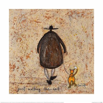 Sam Toft (Just Walking The Cat) , 40 x 40cm , PPR55052