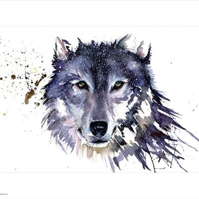 Sarah Stokes (Snow Wolf) , 30 x 40cm , PPR44201