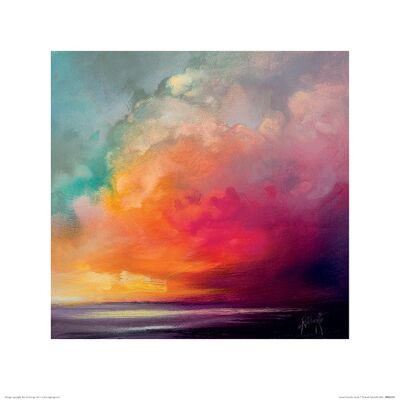 Scott Naismith (Sunset Cumulus Study 1) , 40 x 40cm , PPR45555