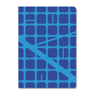 Cuaderno / Eixample / azul A5