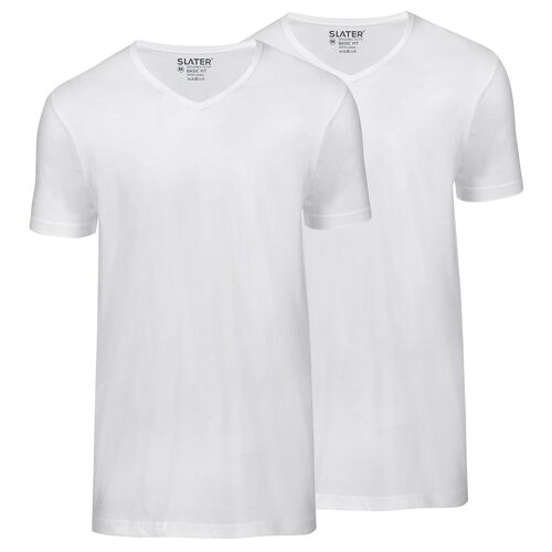 7600 Basic Fit V Hals T-shirt