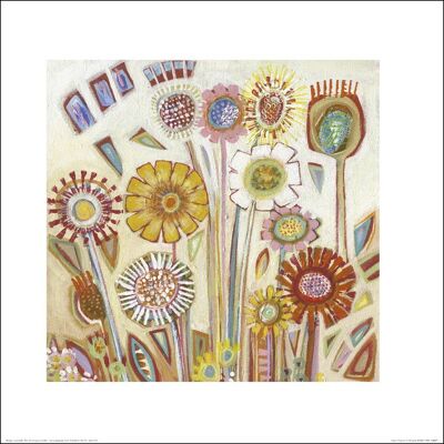 Shyama Ruffell (Sunny Flowers) , 40 x 40cm , 42217