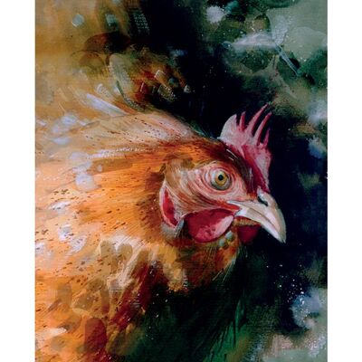 Simon Howden (Brown Chicken) , 40 x 50cm , PPR43169