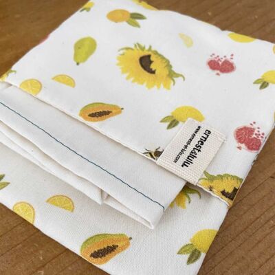 Tissue pocket - Citrus and Sunflower color