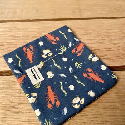 Tasche für Taschentücher - Shell and Crustaceans Color