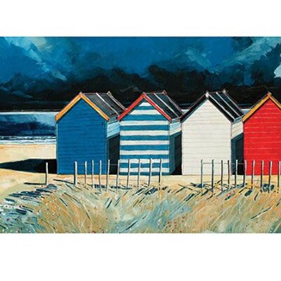 Stuart Roy (Beach Huts and Beach II) , 50 x 100cm , PPR41071