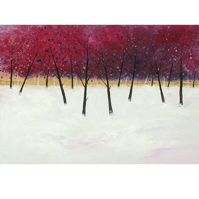 Stuart Roy (Red Trees on White) , 60 x 80cm , PPR40767