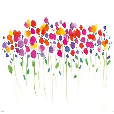 Summer Thornton (Vibrant Floral) , 30 x 40cm , PPR44191