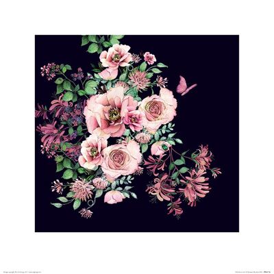 Summer Thornton (Pink Roses Luxe) , 40 x 40cm , PPR45736