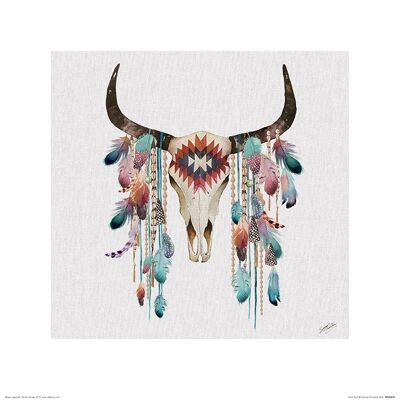 Summer Thornton (Tribal Skull) , 40 x 40cm , PPR45819