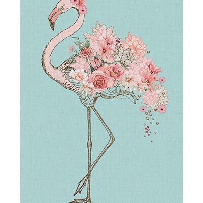 Summer Thornton (Floral Flamingo) , 50 x 70cm , PPR47073
