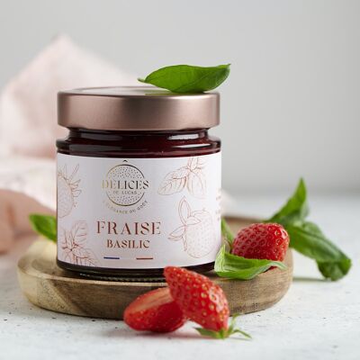 Strawberry Jam, Basil 230GR