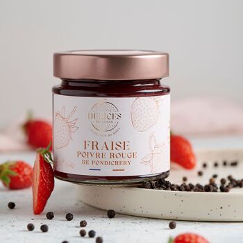 Confiture Fraise, Poivre Rouge 230GR