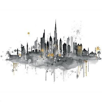 Summer Thornton (Dubai Skyline) , 40 x 50cm , PPR43827
