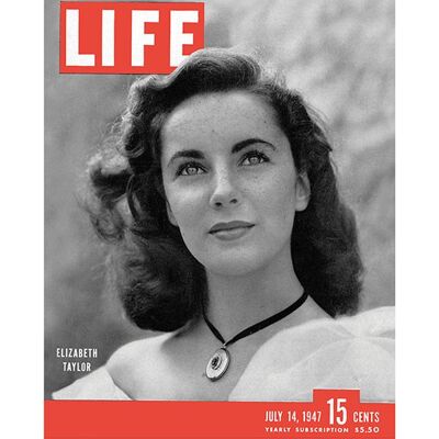Time Life (Life Cover - Elizabeth Taylor) , 40 x 50cm , PPR43075