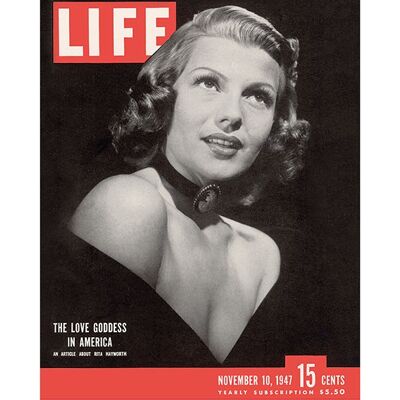 Time Life (Life Cover - Rita Hayworth) , 40 x 50cm , PPR43078