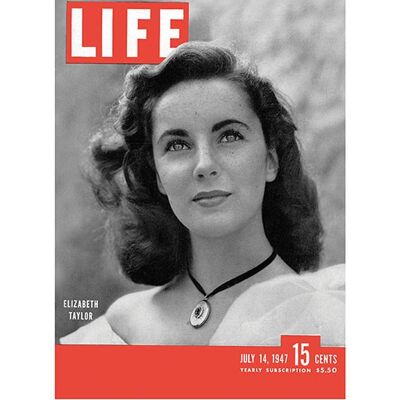 Time Life (Life Cover - Elizabeth Taylor) , 30 x 40cm , PPR44043