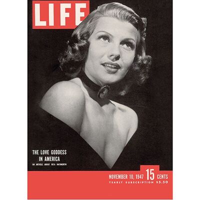 Time Life (Life Cover - Rita Hayworth) , 30 x 40cm , PPR44046