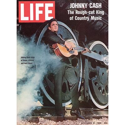 Time Life (Johnny Cash - Cover 1969) , 30 x 40cm , PPR44230