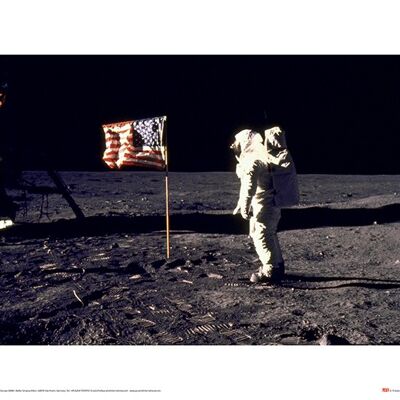 Time Life (Aldrin Moon) , 30 x 40cm , PPR54146