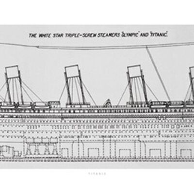 Titanic (Plans B) , 95 x 33cm , PPR67091