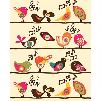 Valentina Ramos (Singing Birds) , 40 x 50cm , PPR43131