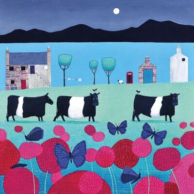 Ailsa Black (Flutterbies and Belties) , 30 x 30cm , WDC91645