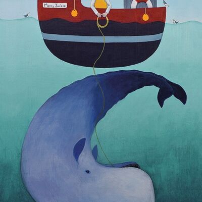 Ailsa Black (Merry Jackie and the Whale) , 30 x 40cm , WDC12079