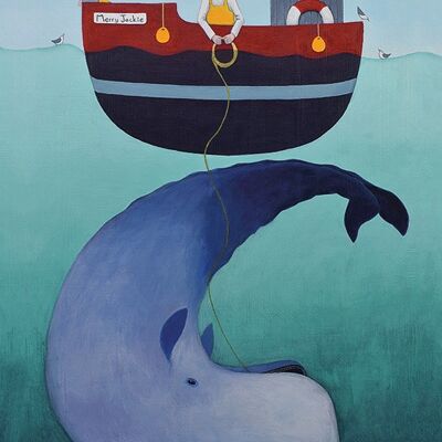 Ailsa Black (Merry Jackie and the Whale) , 30 x 40cm , WDC12079