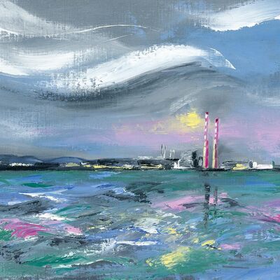 Alison McIlkenny (Poolbeg Chimneys) , 40 x 50cm , WDC13164