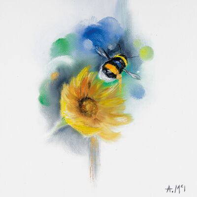 Alison McIlkenny (Bumblebee & Flower) , 30 x 30cm , WDC91738